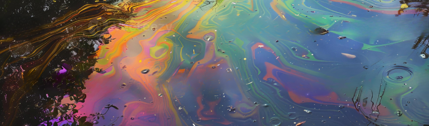 Rainbow's Ripple Effect: The Science Behind Organic Contamination